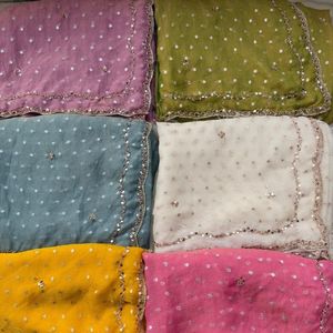 Sari de seda Butti NC pura, premium y de lujo, con trabajo de cuentas originales en oro rosa y blusa de diseñador, precio al por mayor por Royal Export. - Product Image 4