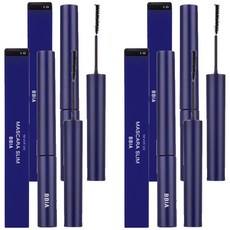 Set di 4 Mascara Ppia Never Die Slim da 3ml in Offerta 01 Nero Liquido a Lunga Durata per Trucco Chimico - Product Image 1