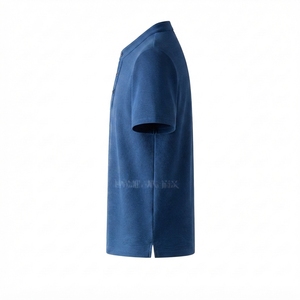 Polo classique pour homme, respirant, séchage rapide, vêtements de golf décontractés, logo personnalisé, OEM, ODM, vente en gros, polo uni pour homme, manches courtes - Product Image 3