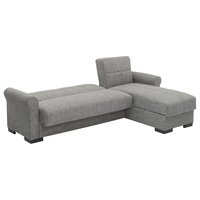 Sofá Cama Convertible de 3 Plazas, Moderno, de Tela Fresca, Plegable y Giratorio, con Estructura Metálica, para Hotel, Sala de Estar, Dormitorio, Apartamento, Alquiler