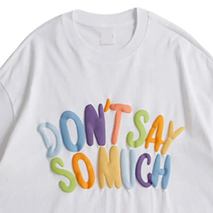 T-shirt pour homme avec impression puff et logo personnalisé, fabriqué au Pakistan, nouvelle collection, vente en gros, très demandé. - Product Image 5
