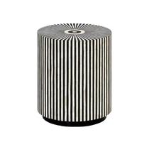 Tabouret d'appoint moderne en MDF avec incrustation en résine LODI IMPEX RS-02 de qualité supérieure, design moderne, fait main, personnalisable, imperméable, décoration intérieure