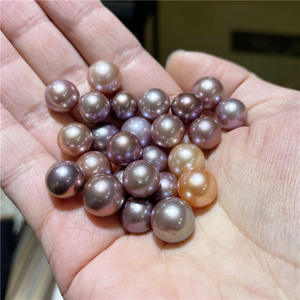 Semir Jewelry 10-12MM Edison Freshwater Pearl <b>Beads</b> Perfect Circle Micro Flaws Mixed <b>Color</b> Loose <b>Bead</b> for DIY Jewelry - Product Image 3