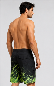 <b>Mens</b> Custom Board Shorts Wholesale Hawaii Beach Shorts Quick Dry Swim <b>Trunks</b> Polyester Surf Shorts Breathable Drawstring Pockets - Product Image 5