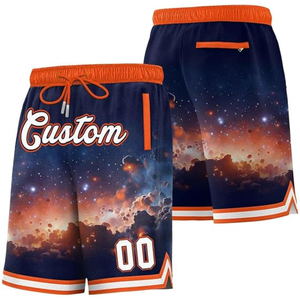 Shorts de sport personnalisés pour hommes, nouvelle collection, sublimation, haute qualité, design tendance, shorts de basketball, shorts en mesh personnalisés, vente en gros - Product Image 2