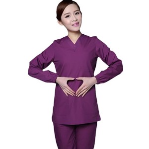 Uniforme Médico Premium para Hospital, Conjunto de Uniforme Médico Personalizado, Uniforme de Enfermería con Cuello en V, Ropa de Trabajo para Doctores y Personal de Salud, Transpirable, para Clínica - Product Image 4