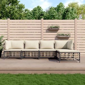 Ensemble de salon de jardin anthracite - Product Image 1