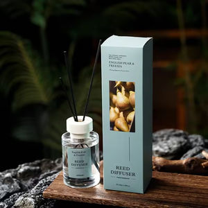 Aikun DIY Premium Glass Home Fragrance Natural Plant Essential Oil Reed <b>Diffuser</b> Long Lasting Aromatherapy BPA Free Eco-Friendly - Product Image 1