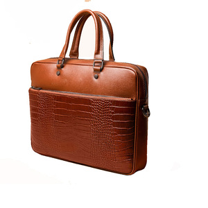 New Design Vintage Embossed Logo Leather Laptop <b>Bag</b> Waterproof PU Leather <b>Computer</b> Backpack Large Capacity Business Travel - Product Image 4