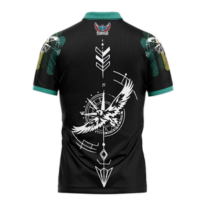 Custom Men's Archery <b>Bowling</b> Athletic fit Gaming Jersey Spandex/Polyester Quick Dry Short Sleeve Custom Name Label Logo Position - Product Image 6