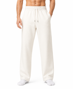 Pantalon de survêtement à cordon de serrage, qualité supérieure, tissu respirant, idéal pour les tenues décontractées et les sports de gym, joggers en molleton personnalisés, vente en gros - Product Image 4