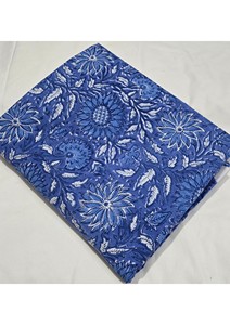 Tela de Algodón Natural India Hecha a Mano con Estampado Sanganeri, Ecológica, de Secado Rápido, Peso Medio 90 GSM, para Confección de Vestidos - Product Image 2