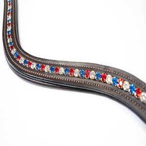 สายรัดคิ้วหนังรูปม้าทำจากคริสตัลมีแผ่นรองนิ่มเพิ่มความสบายเป็นพิเศษ - Product Image 5