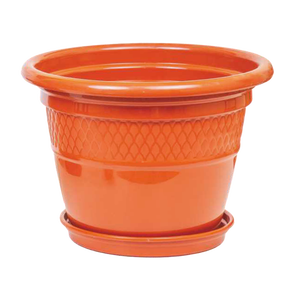 Plateau de plantation Paso de 16 pouces en PE, écologique, durable, élégant, style ferme traditionnel, ensemble de pots pour l'intérieur/l'extérieur, pour la maison, le balcon - Product Image 1