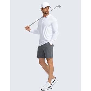 Camiseta de Manga Larga para Hombre al por Mayor, Cuello Redondo, Color Sólido, Directo de Fábrica, Ropa Básica - Product Image 4