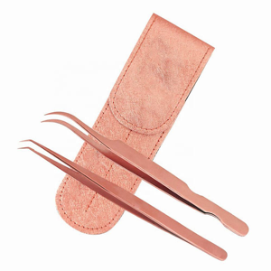 Eyelash Tweezers Set S & I Shape Stainless Steel Professional Lash Extension <b>Tools</b> with Customised Logo Wholesale Price - Product Image 1