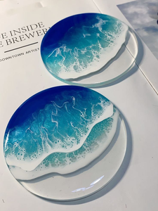 Luxurious Classic <b>Resin</b> Coasters by Crescent Crafts-High Quality Kitchenware with Eco-Friendly Design Durable Construction - Product Image 5