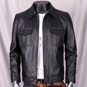 Men's Winter Quilted Leather <b>Jacket</b> Zipper Closure <b>Slim</b>-<b>Fit</b> Korean Style Biker PU <b>Jacket</b> Featuring High Street <b>jacket</b> for men - Product Image 6