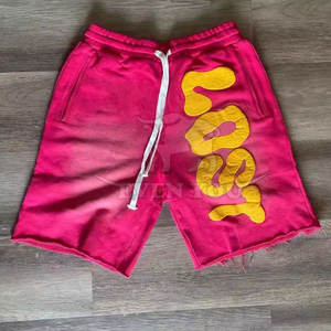 Pantalones Cortos de Alta Calidad para Hombre, con Estampado Puff, Estilo Urbano, Casual, Cómodos para Uso Diario - Product Image 4