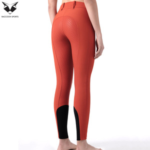Pantalon d'équitation Skinny Fit Stretch pour femme avec patchs aux genoux, extensible dans 4 directions, pour la compétition - Product Image 3