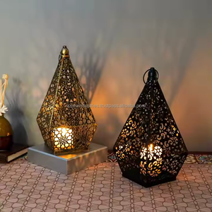Soporte de vela de hierro marroquí hecho a mano, nuevo FAROL DE Metal hueco para mesa, decoración del hogar, candelabro de ambiente único - Product Image 5