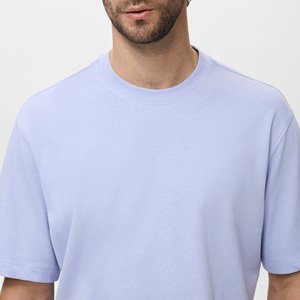 Prix d'usine OEM, t-shirts surdimensionnés pour hommes, 100% coton, jersey respirant, haute qualité avec impression de logo personnalisé - Product Image 5