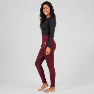 Leggings d'équitation pour femmes de haute qualité, conçus avec un tissu respirant, une coupe flexible, un soutien confortable et une grande durabilité. - Product Image 4