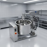 Marmite à vapeur rotative à induction Amicook 380V/440V, modèle pour cuisson à la vapeur, cuisson gourmet, service 3 lames, essentiels de cuisson, cuisson au four