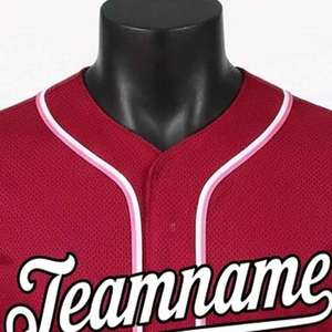 Camiseta de Béisbol con Botones y Rayas de Pakistán, Diseño Personalizado, Impresión por Sublimación, Transpirable, 100% Poliéster, Camisetas de Softbol - Product Image 4