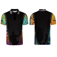 Maillot de Tir à l'Arc Personnalisé pour Homme, Impression Numérique, Séchage Rapide, Respirant, Col en V, Manches Courtes, 100% Polyester, Uniforme d'Équipe, Performance