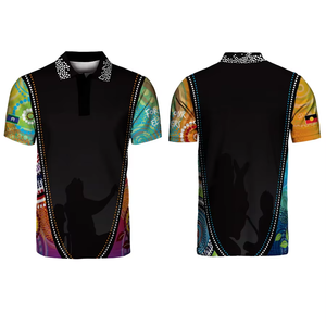Camiseta de Tiro con Arco Personalizada, Impresión Digital, Secado Rápido, Transpirable, Cuello en V, Manga Corta, 100% Poliéster, Uniforme de Equipo, Ropa Deportiva de Alto Rendimiento - Product Image 4