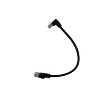 Câble Ethernet RJ45 à angle droit en gros pour économiser de l'espace, idéal pour les réseaux et les routeurs LAN, faisceau de câbles personnalisé
