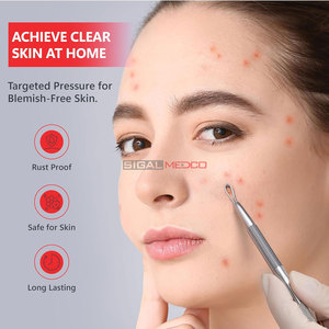 Professional Stainless Steel <b>Blackhead</b> & Whitehead Remover Pimple <b>Extractor</b> Kit-Reusable & Waterproof - Product Image 4