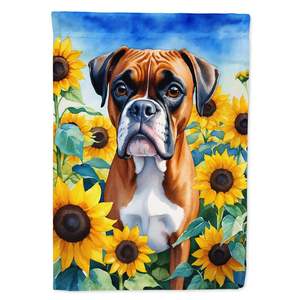 ธงศิลปะบ็อกเซอร์ลายดอกทานตะวันหลากสีสำหรับตกแต่งชานบ้านและลานสำหรับตกแต่งกล่องจดหมายและแบนเนอร์สนามสำหรับเตียงดอกไม้ - Product Image 1