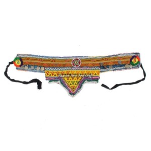 Vintage Classic Eco-friendly Cotton <b>Belt</b> Belly Dance Bead Afghani Traditional Kuchi Tribal BB078A Handmade Beaded Waist <b>Belt</b> for - Product Image 1