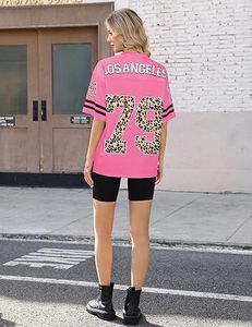 Unisex Oversized Football Streetwear Graphic T <b>Shirt</b> Number Print V Neck Short Sleeve <b>Y2K</b> Soccer Jersey 100% Polyester - Product Image 6