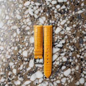 Correa de reloj de cuero de lujo genuino mezcla de colores personalizada 18mm 20mm 22mm 24mm tamaño personalizable correa de reloj de cuero de lujo - Product Image 4