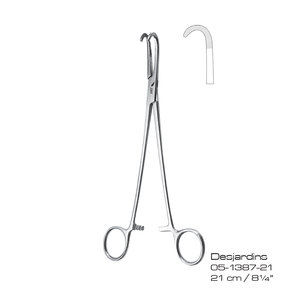 Pinzas Hemostáticas Desjardins de 21 cm, Instrumento Quirúrgico Manual para Cirugía General, con Certificación CE - Product Image 3