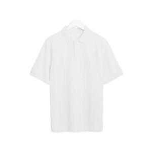 Polo en coton premium pour homme, boutons cachés, vêtements de travail, fabricant de vêtements OEM ODM - Product Image 2