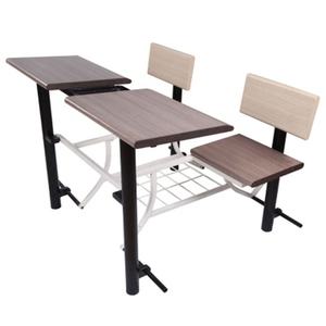 Estación de Trabajo Comercial BFPL SB 110, Mesa de Oficina de Laminado Postformable de 25 mm con Estructura de Lámina de Acero CRCA Resistente - Product Image 2