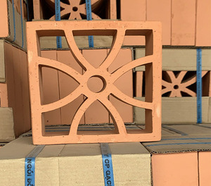 Venta directa del fabricante, nuevo estilo tradicional, azulejo de pantalla de 4 hojas, fachada de ladrillo de Vietnam, ladrillos refractarios sinterizados de arcilla hueca - Product Image 6