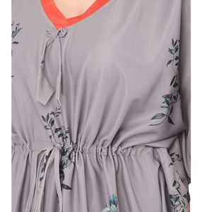 Chemise de nuit kaftan pour femmes |   Impression numérique |   Vêtement de nuit à col en V |   Chemise de nuit pour fille - Product Image 3