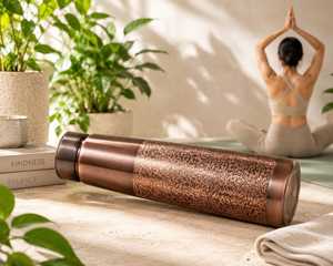 Handmade Copper <b>Water</b> <b>Bottle</b> Traditional Tumbler Drinking <b>Bottle</b> with Custom Logo for <b>Bulk</b> Orders Export Supply for All Occasion - Product Image 5