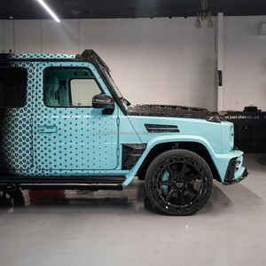 Mise à niveau du kit <span class=keywords><strong>Mercedes</strong></span> G63 <span class=keywords><strong>G800</strong></span> Kit de carrosserie dégradé bleu et blanc Pare-chocs de voiture pour <span class=keywords><strong>Mercedes</strong></span> Benz Classe G W465 G63 G Wagon - Product Image 2