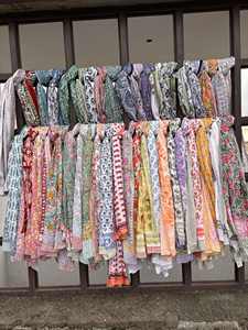 Nouveau best-seller : Paréo de plage imprimé, écharpe, robe, vêtement de bain en coton, personnalisable, vente en gros - Product Image 5