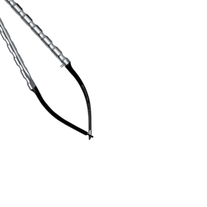 Ciseaux microscopiques courbés Castro, instrument microchirurgical de précision pour la chirurgie ophtalmique vasculaire et des tissus délicats - Product Image 6