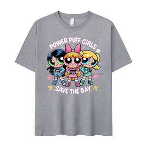 Personnaliser le Design Dernier Style Vintage Unisexe O-Neck T-Shirts Cool 3D Puff Haute Qualité Imprimé Stone Washed Streetwear Vente en Gros - Product Image 5