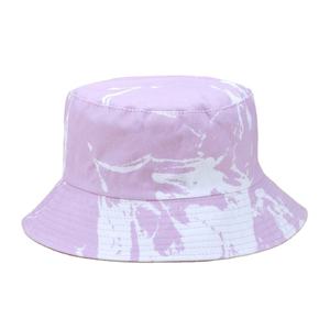 Custom Canvas Fisherman Summer Waterproof Fashion Colors Tie Dyed Bucket Hat Fisherman Hat with Custom Logo - Product Image 3