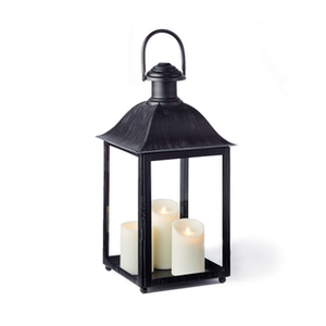 Lanterne marocaine en métal couleur noir mat verre avec cadre en fer pour la décoration de la maison ferme jardin à prix Discount - Product Image 4