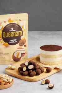 OEM/ODM Vente en gros de qualité supérieure Chocolat à dragées Snacks HALAL 75G Tiramisu enrobé de chocolat Amande Noix de cajou Noix de macadamia - Product Image 3